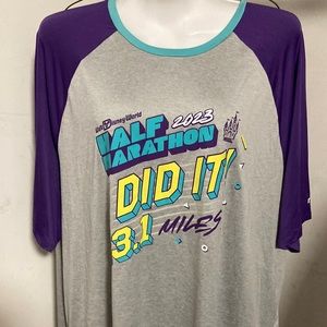 2023 Mens XXL Run Disney half marathon finisher T